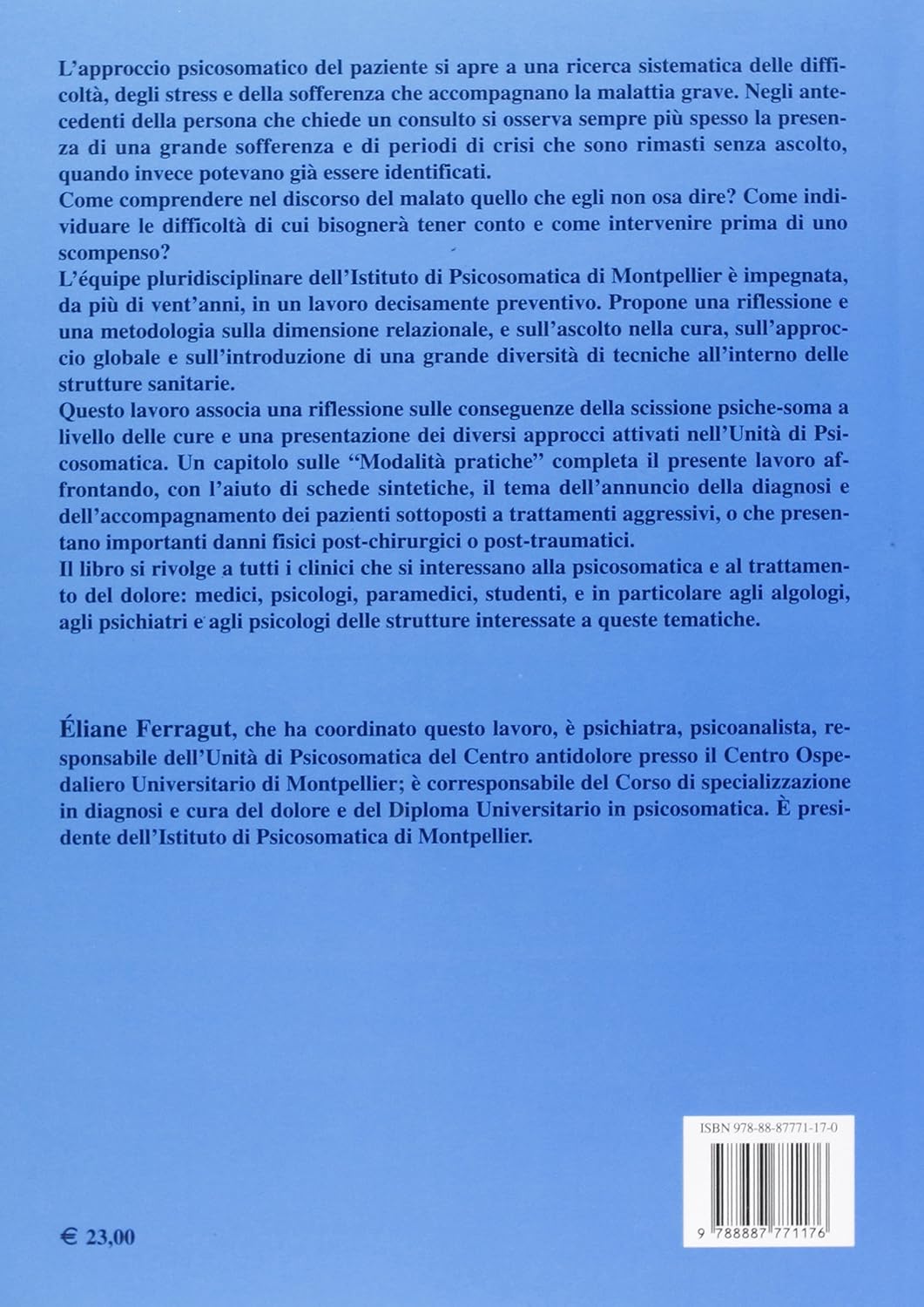 Sofferenza, Malattia e Cure