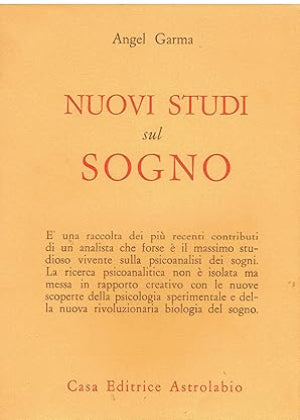 Nuovi studi sul sogno