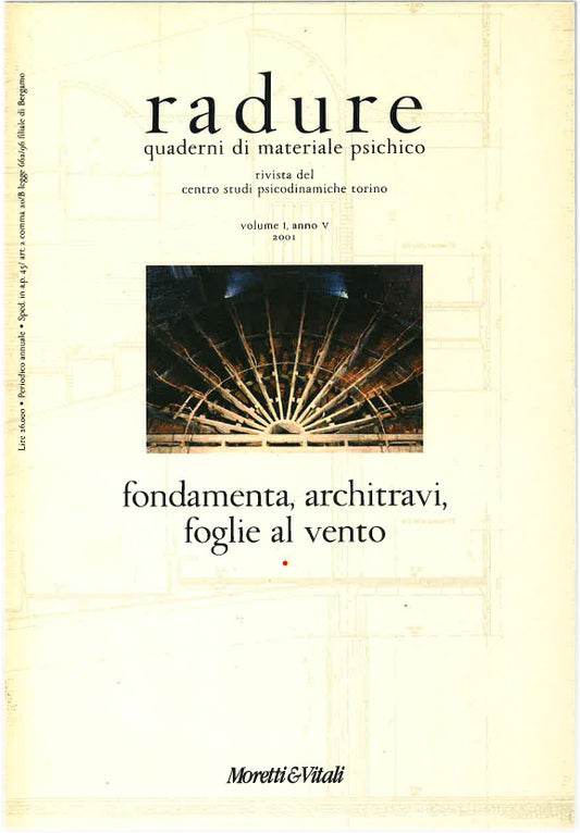 Radure - Vol 1 anno V - quaderni di materiale psichico