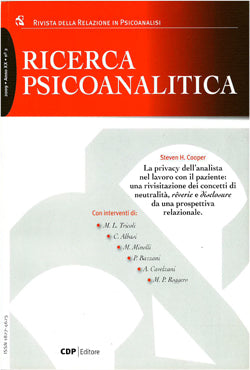 Ricerca Psicoanalitica -  N. 2 / 2009