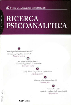 Ricerca Psicoanalitica -  N. 1 / 2008