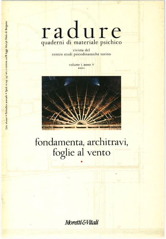Radure - Vol 1 anno V - quaderni di materiale psichico